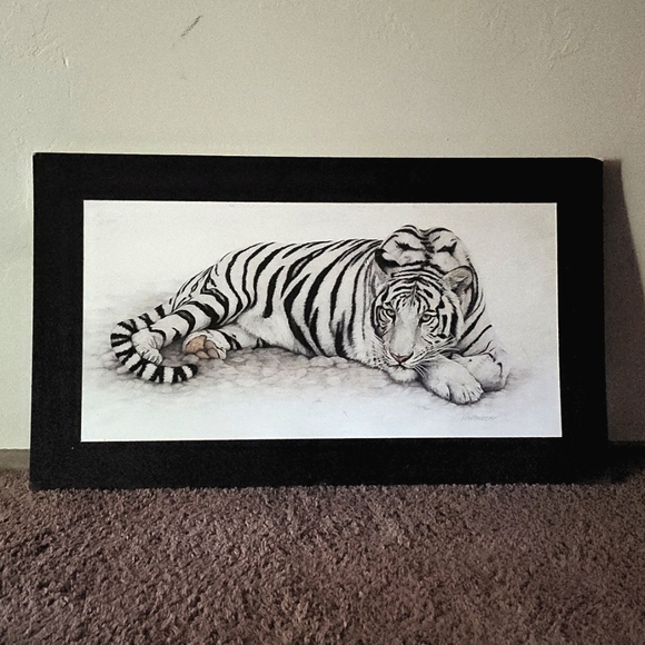 Vintage Other - Vintage Y2K White Tiger Print